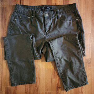 Love Indigo Skinny Cropped Jeans, Black, 12